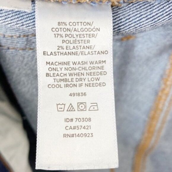 Loft | Curvy Raw Hem Skinny Jeans Size 26 - Picture 8 of 8